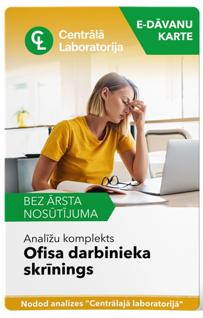 CENTRĀLĀ LABORATORIJA Office Worker Profile test package, 1 pcs.