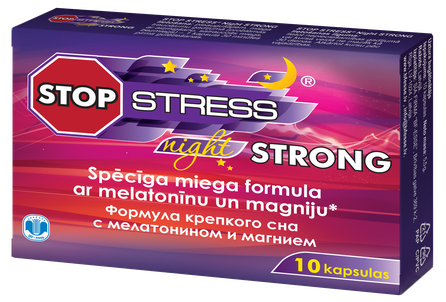 STOP STRESS Night Strong capsules, 10 pcs.