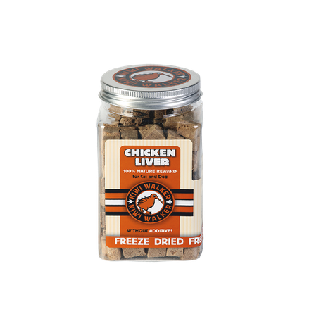 KIWI WALKER Chicken Liver, Freeze-dried treat, 115 g