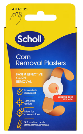 SCHOLL от мозолей пластырь, 4 шт.
