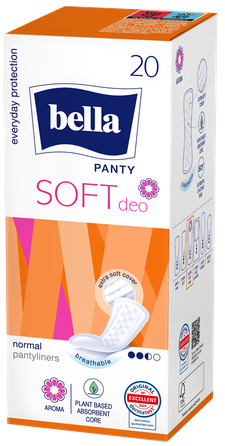 BELLA Panty Soft Deo Fresh ежедневные прокладки, 20 шт.