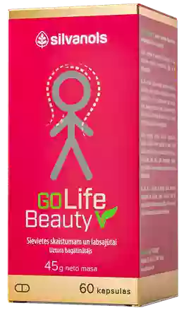 SILVANOLS GoLife Beauty V kapsulas, 60 gab.