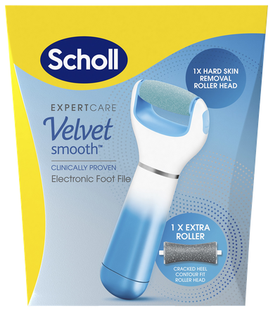 SCHOLL Velvet Smooth electronic foot file system, 1 pcs.
