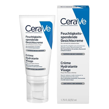 CERAVE Moisturising face cream, 52 ml