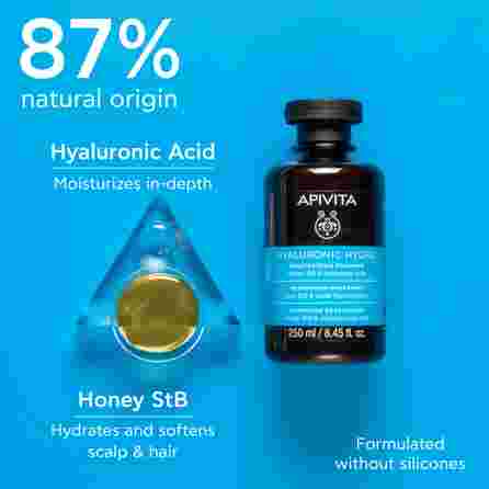 APIVITA Hyaluronic Hydra shampoo, 250 ml