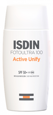 ISDIN FotoUltra100 Active Unify SPF50+ saules aizsarglīdzeklis, 50 ml