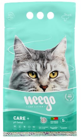 WEEGO Care+ цементирующий песок для кошек, 5 Л