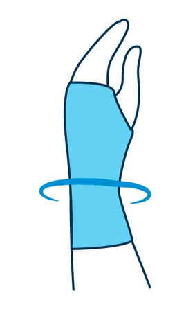 PRIM Kids MPK101 Size 1, Left Wrist Immobilisation and Fixation orthosis, 1 pcs.