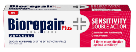 BIOREPAIR Plus Advanced Sensitivity Double Action zobu pasta, 75 ml