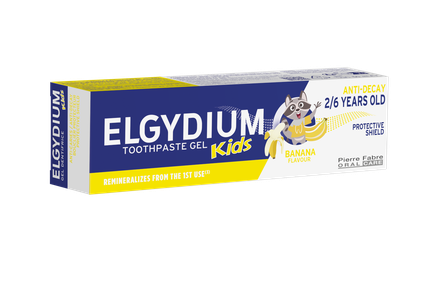 ELGYDIUM Kids Banana zobu pasta, 50 ml