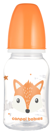 CANPOL BABIES Cute Animals Orange бутылочка, 120 мл