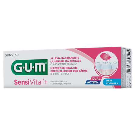 GUM SensiVital+ toothpaste, 75 ml