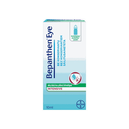 BEPANTHEN Eye Intensive acu pilieni, 10 ml