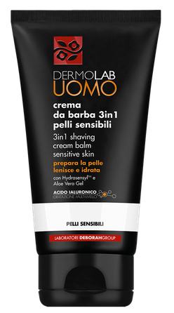 DERMOLAB 3 in 1 for Sensitive Skin, Shaving Cream balzams, 150 ml
