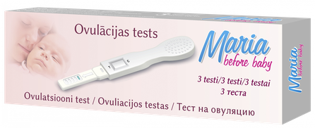 MARIA Before Baby ovulācijas tests, 3 gab.