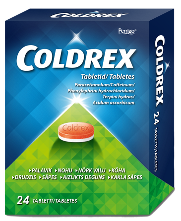COLDREX  tabletes, 24 gab.