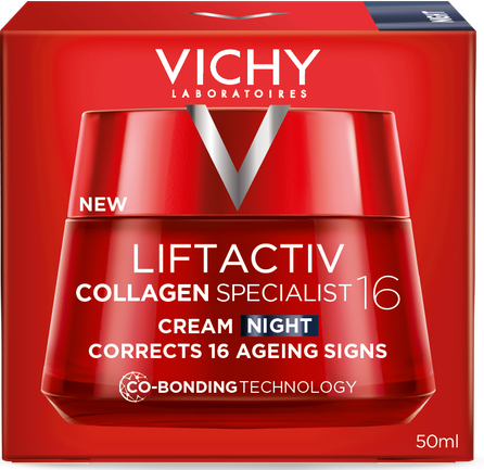 VICHY Liftactiv Collagen 16 Night face cream, 50 ml