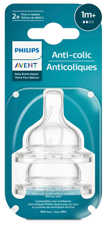 PHILIPS Avent Anti-Colic 1m+ pacifier, 2 pcs.