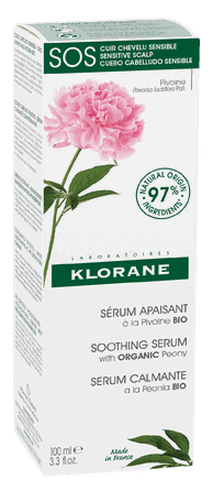 KLORANE with peonies for sensitive scalp serum, 100 ml