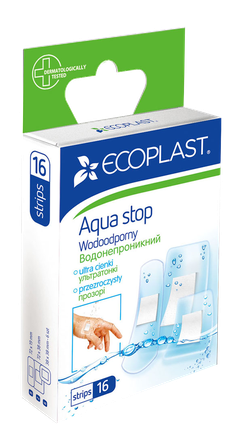 ECOPLAST Aqua Stop plāksteris, 16 gab.