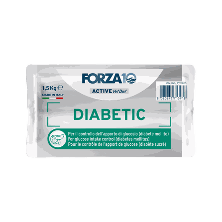 FORZA10 Active Vetdiet Diabetic, Suņiem sausā barība, 1.5 kg