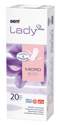 SENI Lady Slim Micro uroloģiskie ieliktņi, 20 gab.