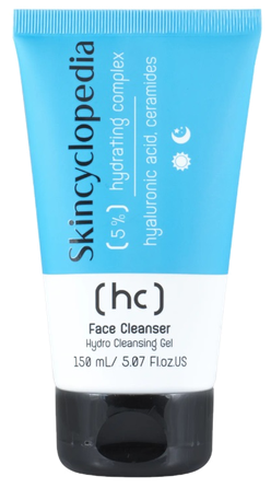 SKINCYCLOPEDIA With 5% Moisturizing Complex, Hyaluronic Acid, Ceramides and Niacinamide līdzeklis sejas mazgāšanai, 150 ml