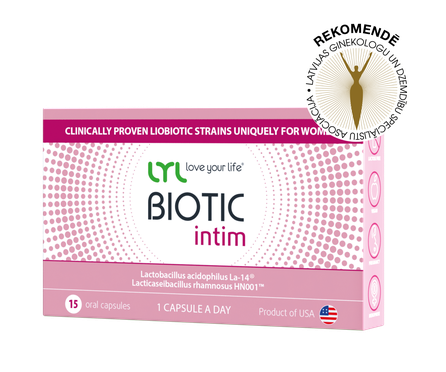 LYL BIOTIC intim, kapsulas, 15 gab.
