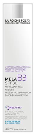 LA ROCHE-POSAY Mela B3 SPF30 face cream, 40 ml
