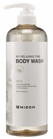 MIZON My Relaxing Time Milk гель для душа, 800 мл