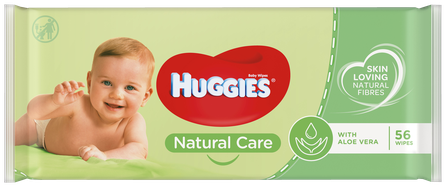 HUGGIES Aloe wet wipes, 55 pcs.