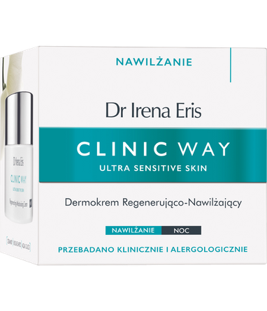 CLINIC WAY  Regenerating-Moisturising nakts sejas krēms, 50 ml