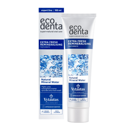 ECODENTA Vytautas Mineral Water toothpaste, 100 ml