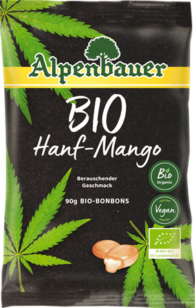 ALPENBAUER BIO Hanf-Mango konfektes, 90 g