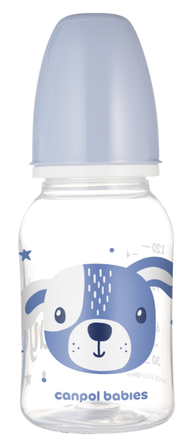 CANPOL BABIES Cute Animals Blue бутылочка, 120 мл