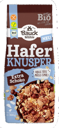 BAUCK HOF ar šokolādi auzu muslis, 300 g