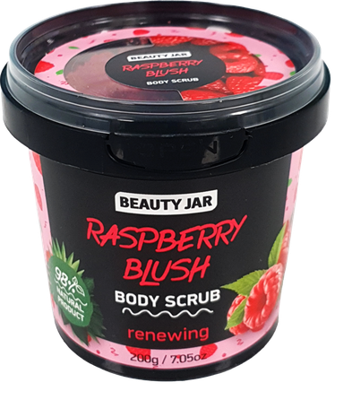 BEAUTY JAR Raspberry Blush skrubis, 200 g
