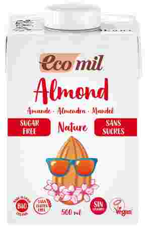 ECOMIL Bio Almond Milk, Sugar-Free drink, 500 ml