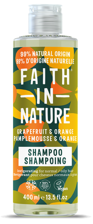 FAITH IN NATURE Grapefruit & Orange shampoo, 400 ml