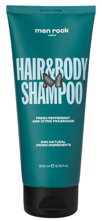 MEN ROCK Hair & Body shampoo, 200 ml