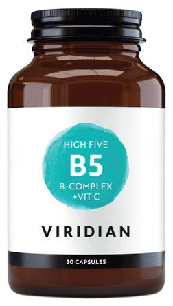VIRIDIAN B5 B-Complex + Vit C capsules, 30 pcs.
