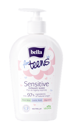 BELLA Teens Sensitive mazgāšanas līdzeklis intīmai zonai, 300 ml