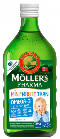 MOLLERS Baby mana pirmā zivju eļļa šķidrums, 250 ml