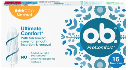 O.B. Ultimate Comfort Normal, 16 pcs.