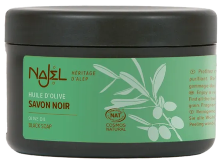 NAJEL Black Soap Without Perfume ziepes, 200 ml
