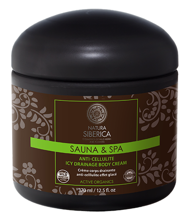 NATURA SIBERICA Sauna & Spa Anti-Cellulite Icy Drainage body cream, 370 ml