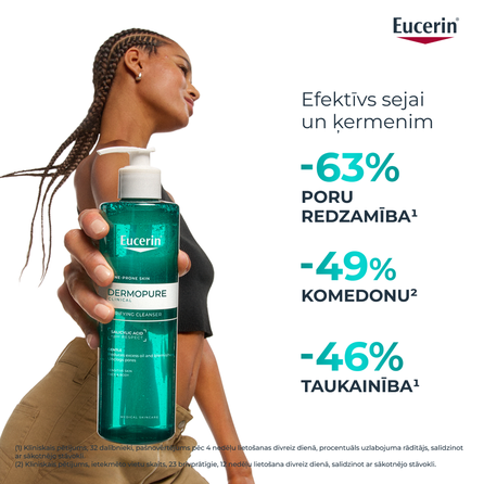 EUCERIN DermoPure Clinical Gentle очищающий гель, 400 мл