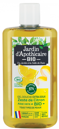 JARDIN D'APOTHICAIRE Aloe & lemon organic shower gel, 250 ml