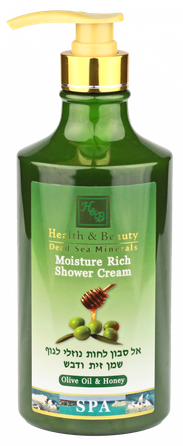 HEALTH&BEAUTY Dead Sea Minerals Olive Oil & Honey shower cream, 780 ml