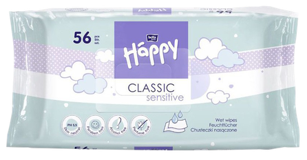 BELLA Classic wet wipes, 56 pcs.